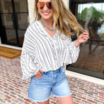 Vervet - High Rise Boyfriend Denim Shorts-410 Shorts/Skirts-VEVERT BY FLYING MONKEY-July & June Women's Fashion Boutique Located in San Antonio, Texas