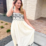 The Baja Breeze Midi Dress-500 Midi-SKIES ARE BLUE-July & June Women's Fashion Boutique Located in San Antonio, Texas