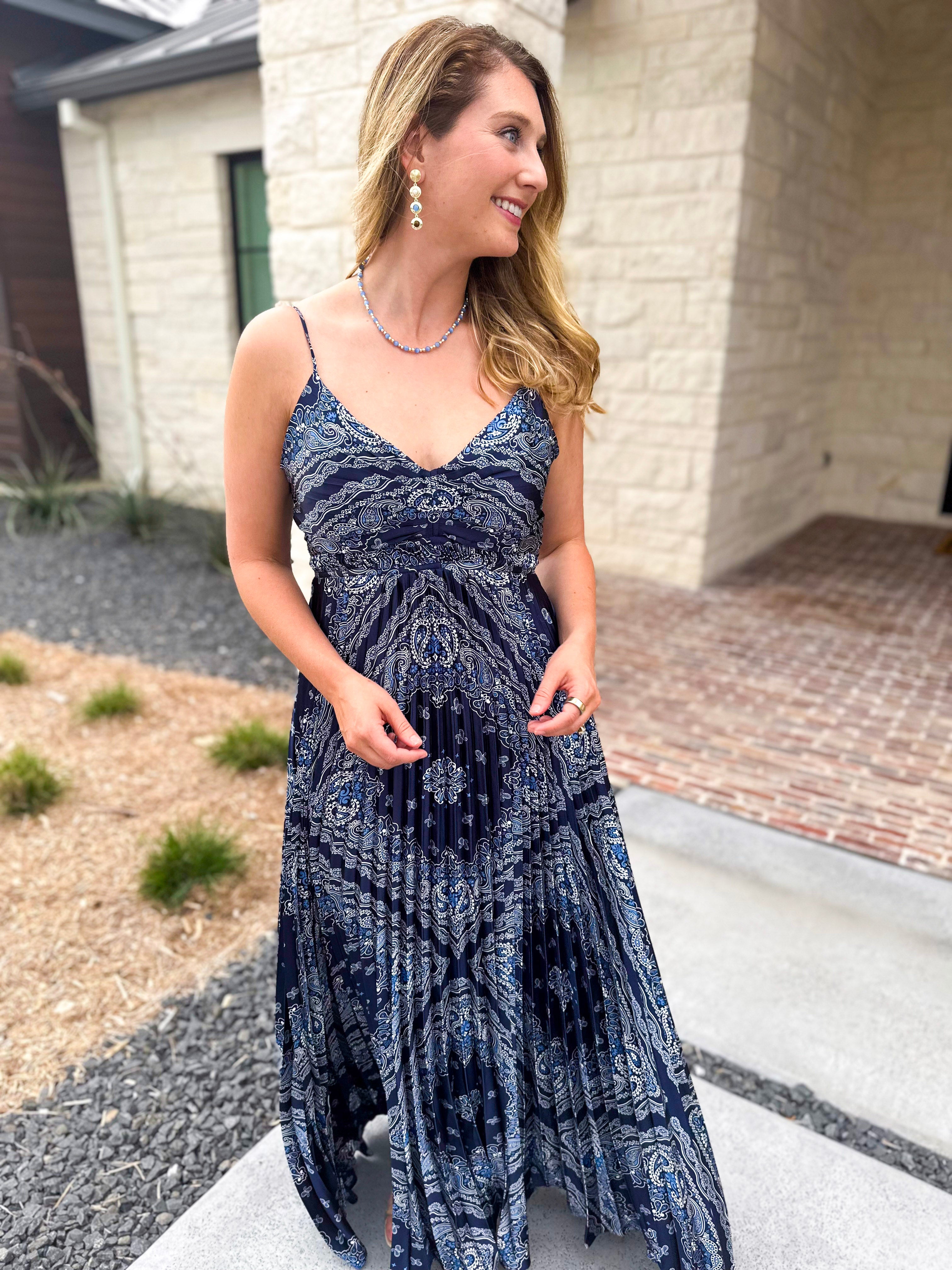 The Endless Summer Midi Dress-500 Midi-SKIES ARE BLUE-July & June Women's Fashion Boutique Located in San Antonio, Texas