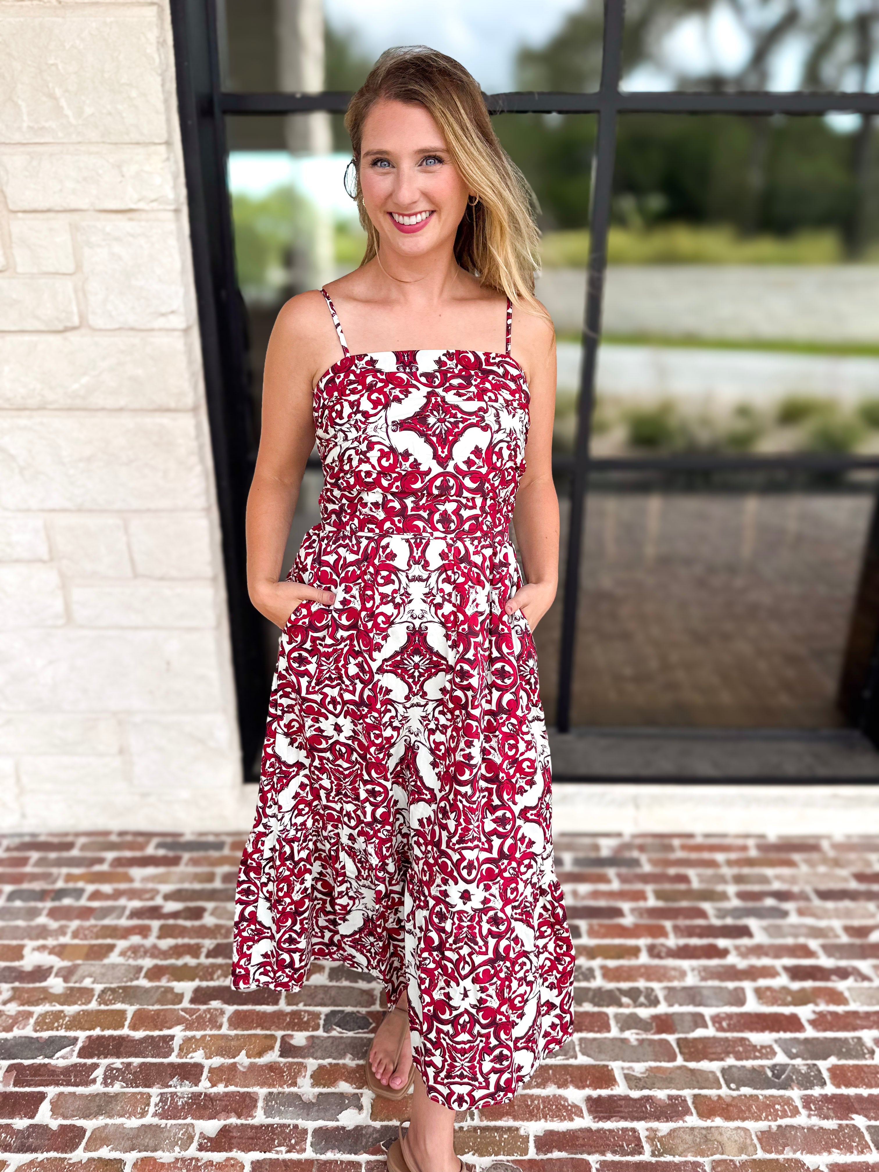 Cranberry Crush Midi Skirt Set-500 Midi-TCEC-July & June Women's Fashion Boutique Located in San Antonio, Texas