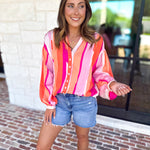 The Santa Fe Blouse-200 Fashion Blouses-FATE-July & June Women's Fashion Boutique Located in San Antonio, Texas