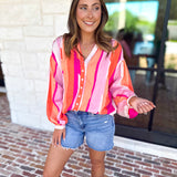The Santa Fe Blouse-200 Fashion Blouses-FATE-July & June Women's Fashion Boutique Located in San Antonio, Texas