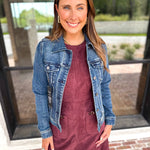 LIVERPOOL - Classic Jean Jacket-600 Outerwear-LIVERPOOL JEANS COMPANY-July & June Women's Fashion Boutique Located in San Antonio, Texas