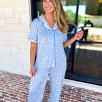 MARY SQUARE - Charlotte Pants PJ Set - Meadow Lane-300 Athleisure/Lounge-MARY SQUARE-July & June Women's Fashion Boutique Located in San Antonio, Texas