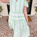 Mary Square - Heirloom Ivy Green Midi Dress-500 Midi-MARY SQUARE-July & June Women's Fashion Boutique Located in San Antonio, Texas