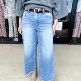 Vervet - High Rise Comfort Stretch Wide Leg Jeans-400 Pants-VEVERT BY FLYING MONKEY-July & June Women's Fashion Boutique Located in San Antonio, Texas