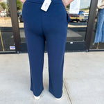 Soft Modal Lounge Pants - Navy - RESTOCK-300 Athleisure/Lounge-SKIES ARE BLUE-July & June Women's Fashion Boutique Located in San Antonio, Texas