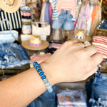 Michelle McDowell - Sky Blue Dallas Bracelet-110 Jewelry & Hair-Michelle McDowell-July & June Women's Fashion Boutique Located in San Antonio, Texas