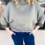 Softest Washed Olive Tee-210 Casual Blouses-FATE-July & June Women's Fashion Boutique Located in San Antonio, Texas
