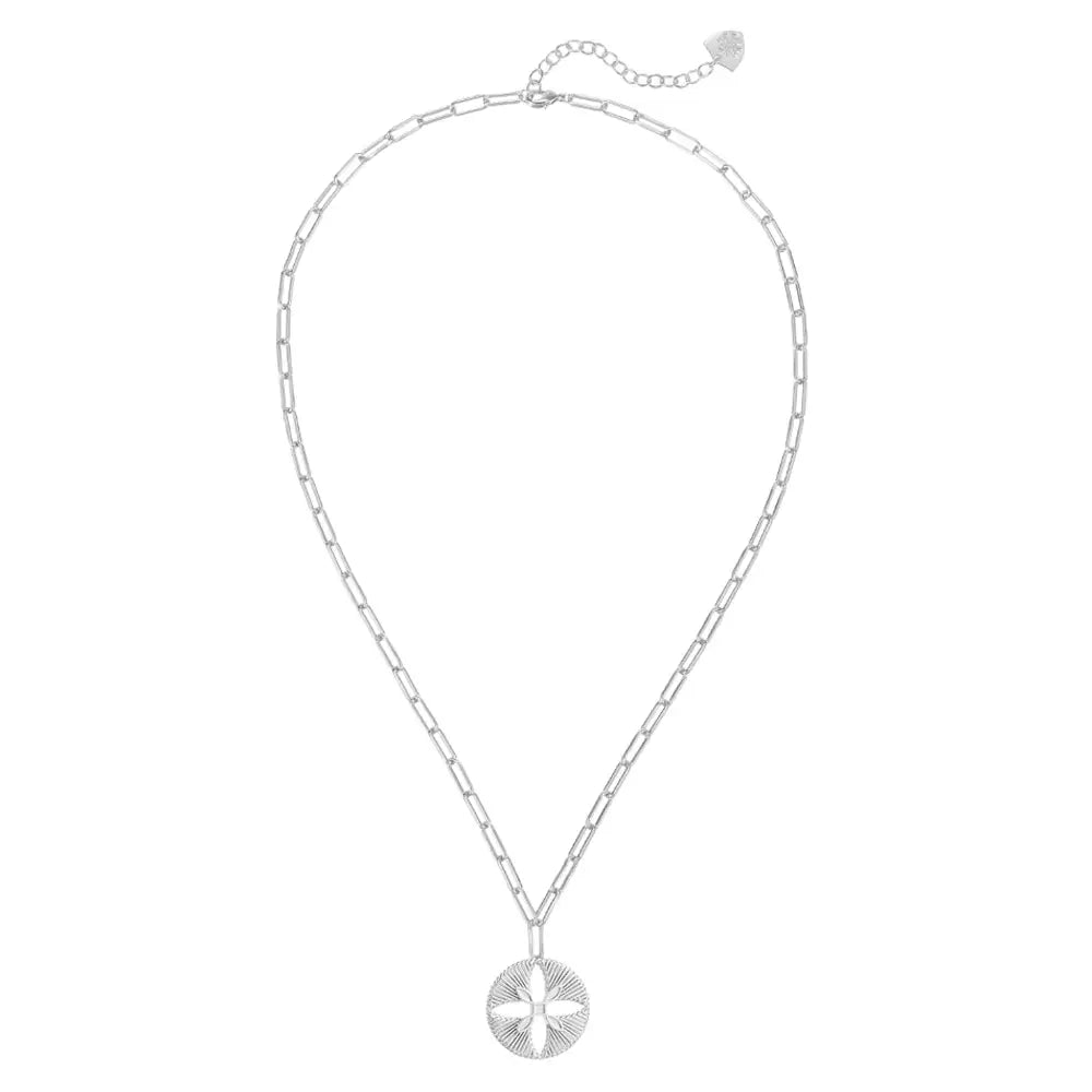 Natalie Wood - Sea Breeze Pendant Necklace in Silver-110 Jewelry & Hair-Natalie Wood-July & June Women's Fashion Boutique Located in San Antonio, Texas