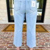 Vervet - High Rise Cropped Slim Wide Jeans-400 Pants-VEVERT BY FLYING MONKEY-July & June Women's Fashion Boutique Located in San Antonio, Texas
