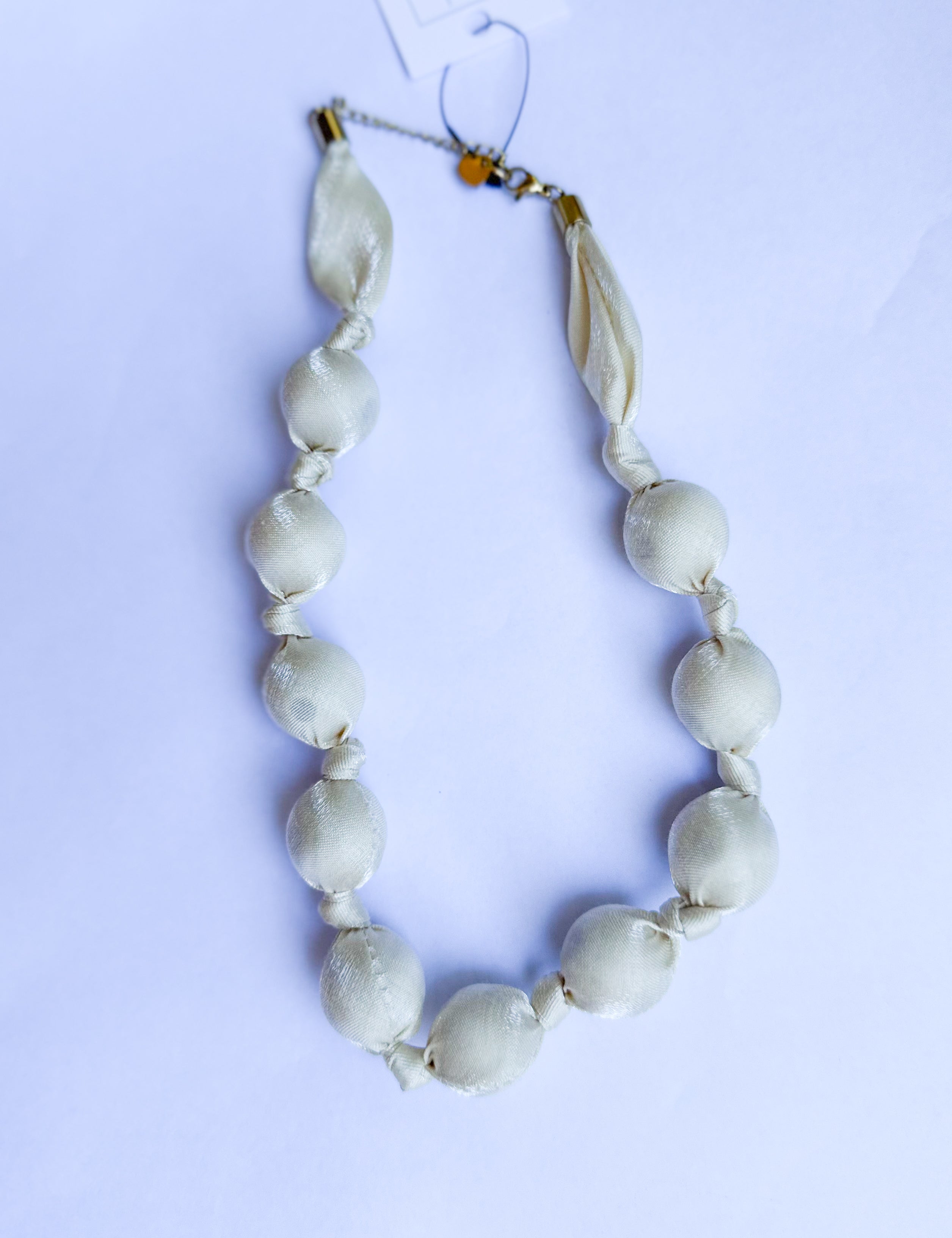 Bubble Necklace - Cream-110 Jewelry & Hair-HART DESIGNS-July & June Women's Fashion Boutique Located in San Antonio, Texas