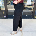 Vervet - High Rise Wide Leg Black Jeans-400 Pants-VEVERT BY FLYING MONKEY-July & June Women's Fashion Boutique Located in San Antonio, Texas