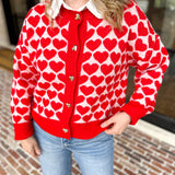I Heart You Cardigan-230 Sweaters/Cardis-SWEET LOVELY BY JEN-July & June Women's Fashion Boutique Located in San Antonio, Texas