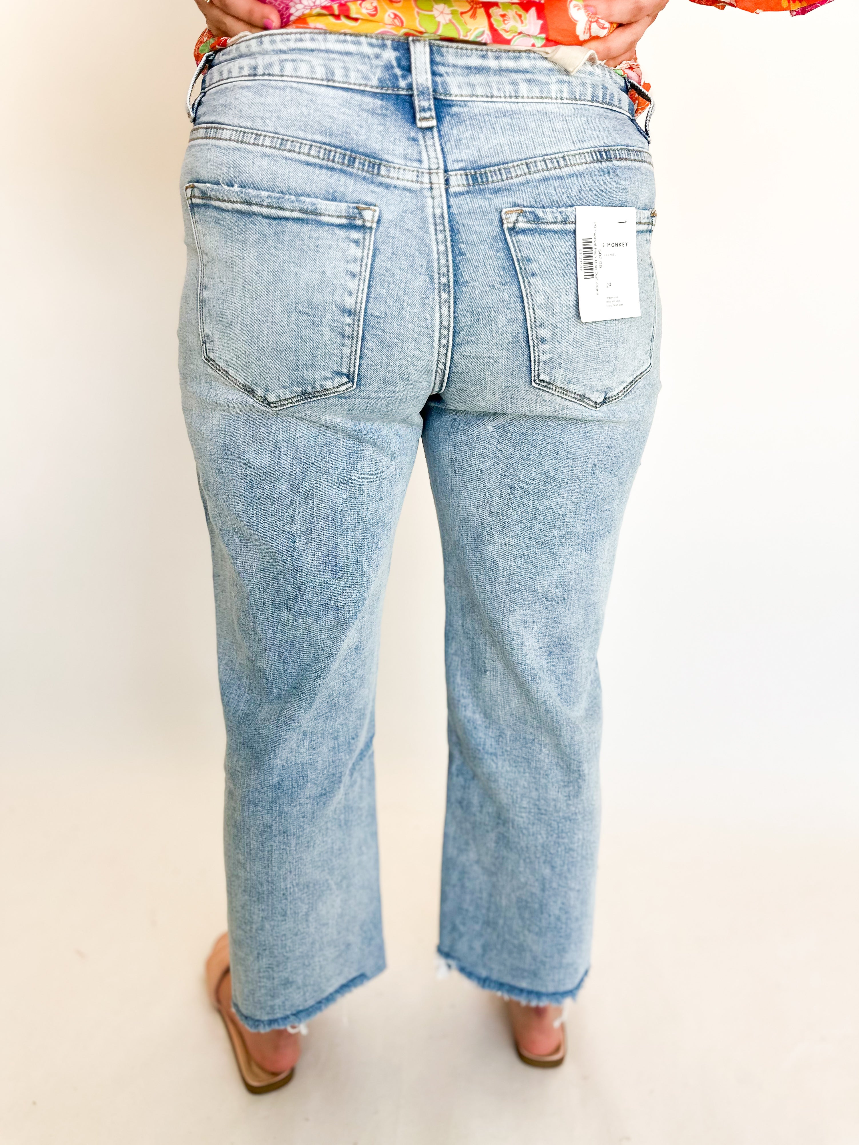 Vervet High Rise Dad Jeans-400 Pants-VEVERT BY FLYING MONKEY-July & June Women's Fashion Boutique Located in San Antonio, Texas