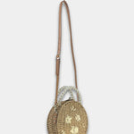 Maria Victoria - Lush Rattan Purse - Brown-130 Accessories-MARIA VICTORIA-July & June Women's Fashion Boutique Located in San Antonio, Texas