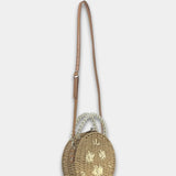 Maria Victoria - Lush Rattan Purse - Brown-130 Accessories-MARIA VICTORIA-July & June Women's Fashion Boutique Located in San Antonio, Texas