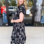 The Kailey Midi Dress - Black-500 Midi-ENTRO-July & June Women's Fashion Boutique Located in San Antonio, Texas