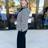 Mary Square- The Kayla High Notes Blouse-200 Fashion Blouses-MARY SQUARE-July & June Women's Fashion Boutique Located in San Antonio, Texas