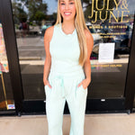 Soft Modal Tanks - Mint-210 Casual Blouses-SKIES ARE BLUE-July & June Women's Fashion Boutique Located in San Antonio, Texas