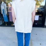 The Abigail Sweater Top - Cream-230 Sweaters/Cardis-ENTRO-July & June Women's Fashion Boutique Located in San Antonio, Texas