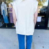 The Abigail Sweater Top - Cream-230 Sweaters/Cardis-ENTRO-July & June Women's Fashion Boutique Located in San Antonio, Texas