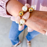 Treasure Jewels - It's A Neutral Beaded Bracelet-110 Jewelry & Hair-Treasure Jewels-July & June Women's Fashion Boutique Located in San Antonio, Texas