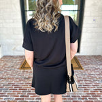 Weekend Traveler Skort Set - Black-300 Athleisure/Lounge-RAE MODE-July & June Women's Fashion Boutique Located in San Antonio, Texas