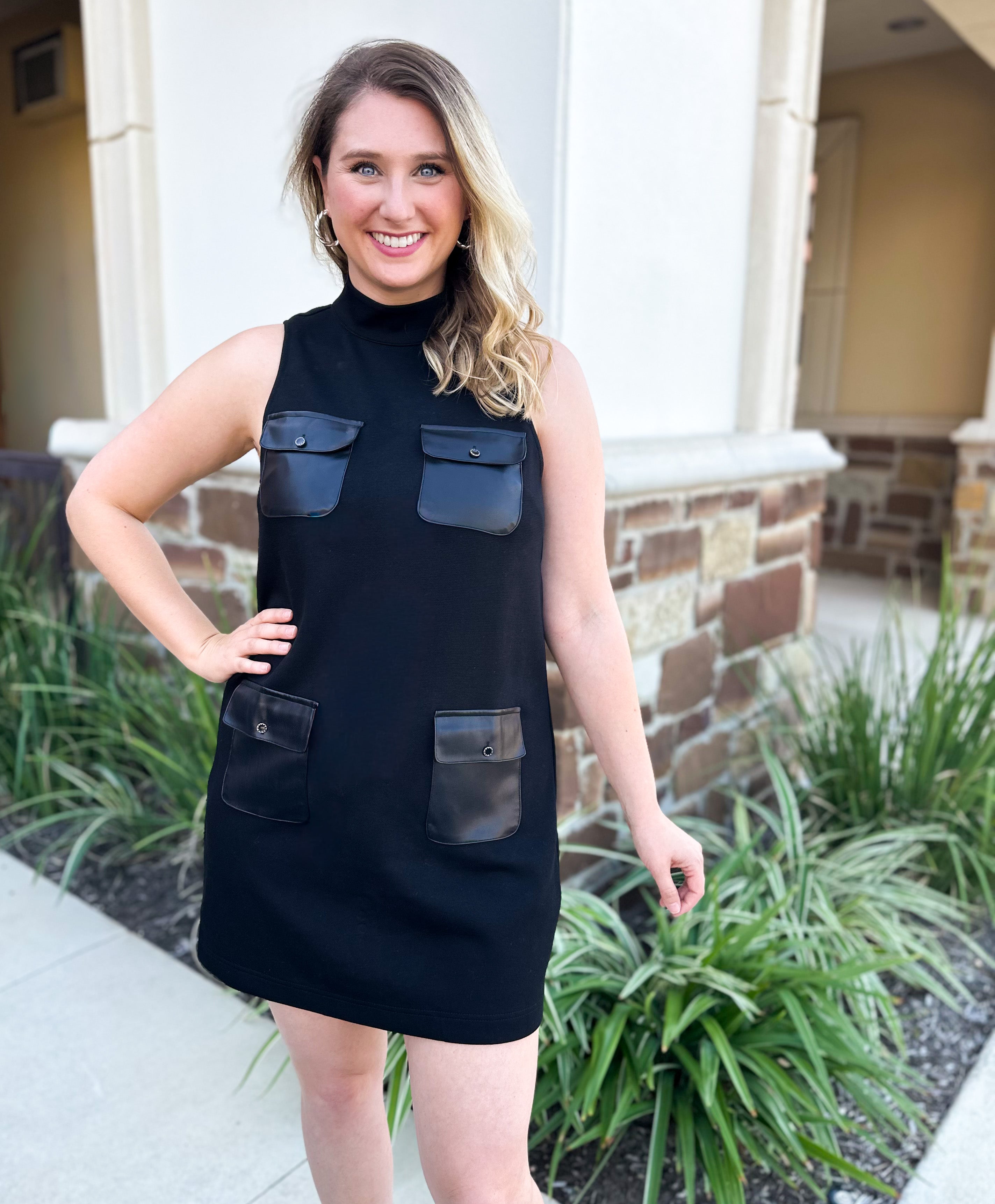 The Audrey Black Mini Dress-510 Mini-FATE-July & June Women's Fashion Boutique Located in San Antonio, Texas