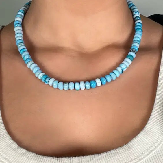 Ocean Tides Beaded Necklace-110 Jewelry & Hair-Accessory Concierge-July & June Women's Fashion Boutique Located in San Antonio, Texas
