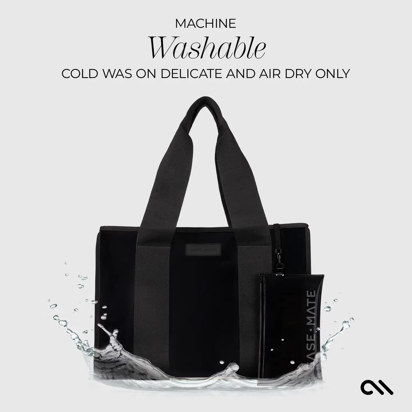 Case-Mate - Midnight Black Jelly Tote Bag-130 Accessories-Casemate-July & June Women's Fashion Boutique Located in San Antonio, Texas