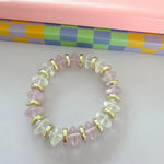 Treasure Jewels - Frosted Blush Bracelet-110 Jewelry & Hair-Treasure Jewels-July & June Women's Fashion Boutique Located in San Antonio, Texas
