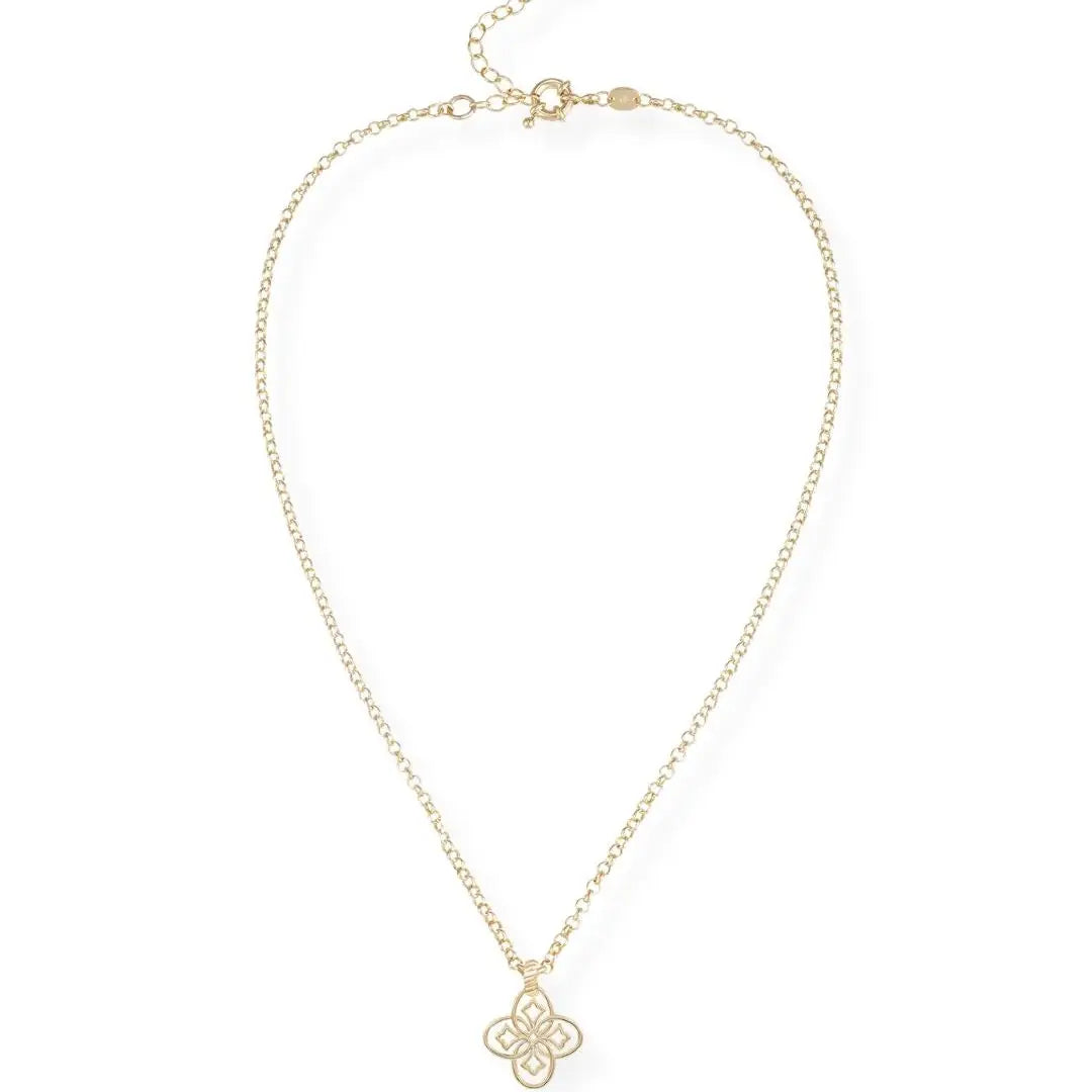 Natalie Wood - Heritage Drop Necklace in Gold-110 Jewelry & Hair-Natalie Wood-July & June Women's Fashion Boutique Located in San Antonio, Texas