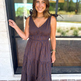 THML - Spotted Together Midi Dress-500 Midi-THML-July & June Women's Fashion Boutique Located in San Antonio, Texas