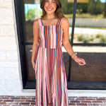 Sunset Evenings Striped Set-500 Midi-TCEC-July & June Women's Fashion Boutique Located in San Antonio, Texas