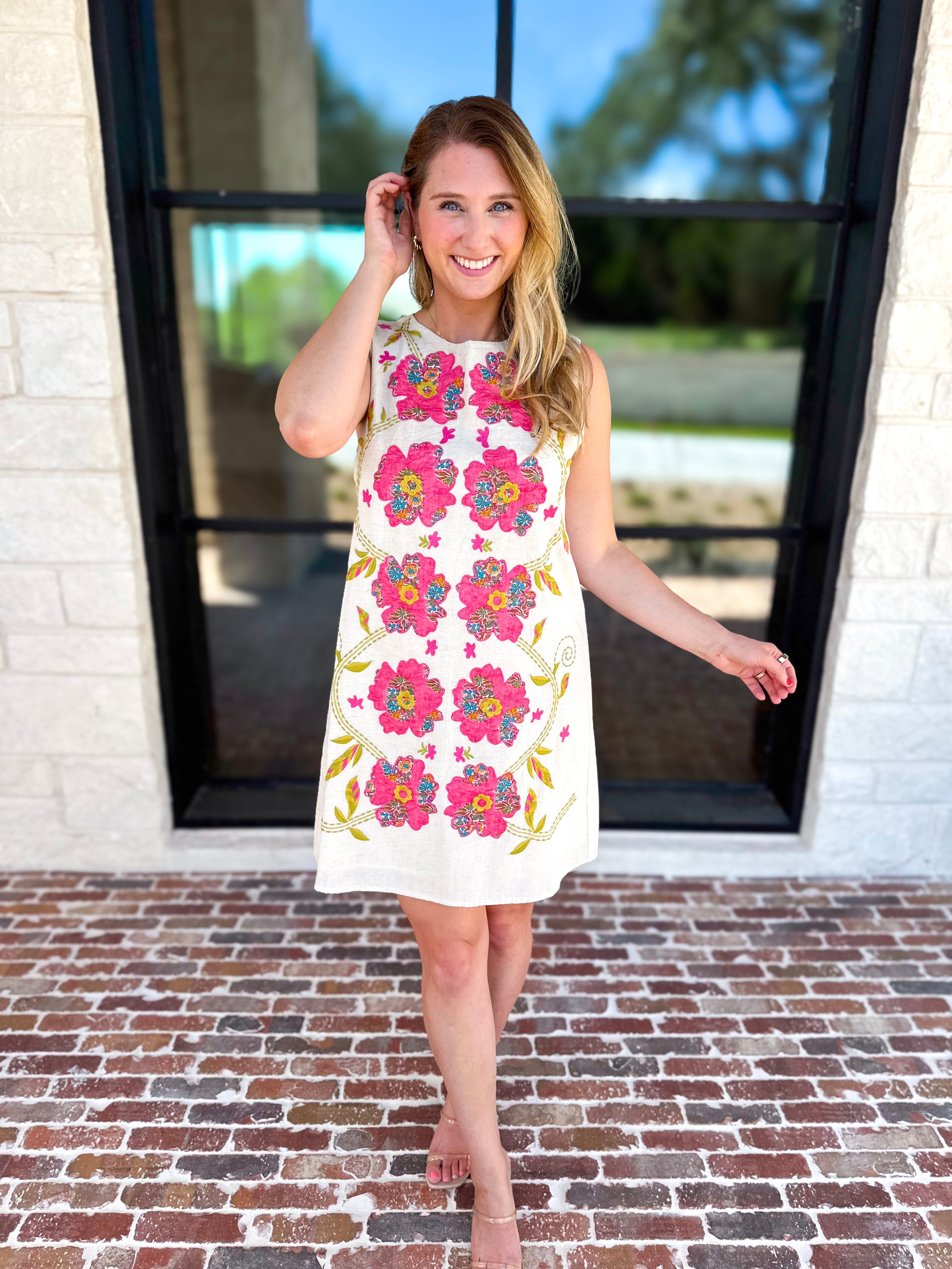 Floral Joy Mini Dress-510 Mini-THML-July & June Women's Fashion Boutique Located in San Antonio, Texas