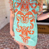 THML - The Jessica Embroidered Mini Dress-510 Mini-THML-July & June Women's Fashion Boutique Located in San Antonio, Texas