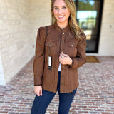 Liverpool - City Girl Puff Sleeve Trucker Jacket-600 Outerwear-LIVERPOOL JEANS COMPANY-July & June Women's Fashion Boutique Located in San Antonio, Texas