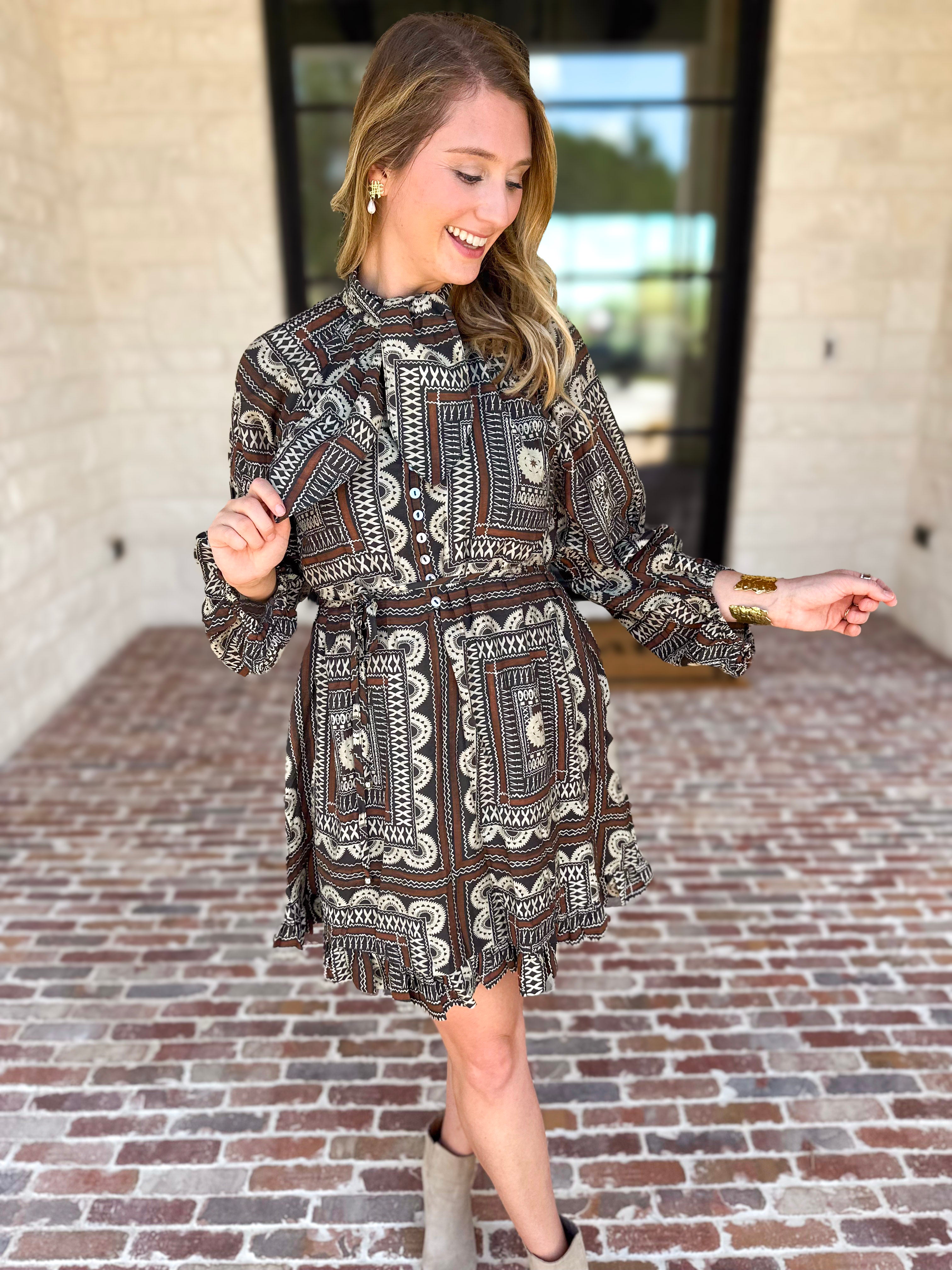 The Evening Stroll Mini Dress-510 Mini-ENTRO-July & June Women's Fashion Boutique Located in San Antonio, Texas