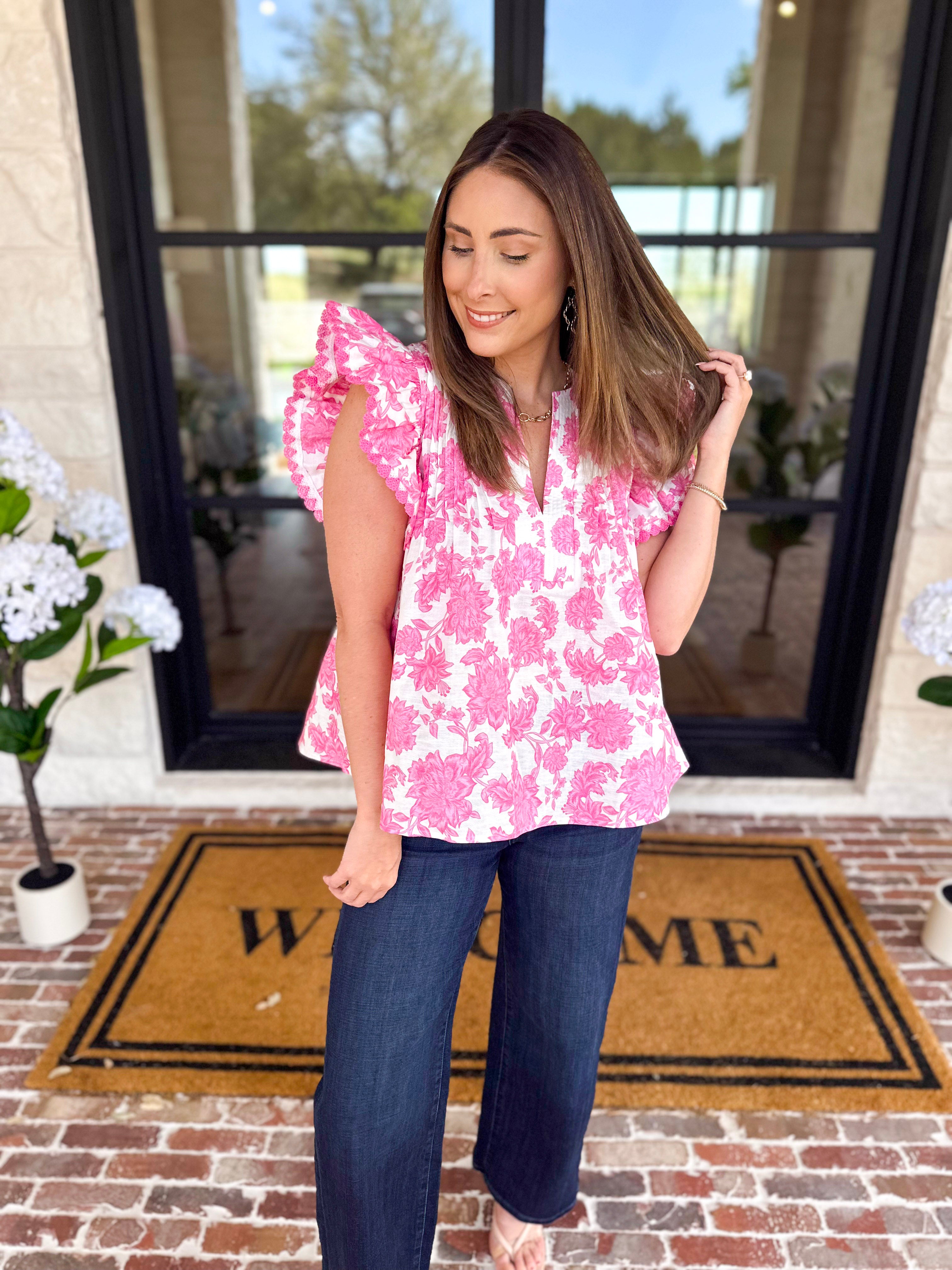 The Audrey Blouse-200 Fashion Blouses-STRUT & BOLT-July & June Women's Fashion Boutique Located in San Antonio, Texas