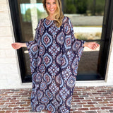 Easy Escape Caftan Midi Dress-500 Midi-TCEC-July & June Women's Fashion Boutique Located in San Antonio, Texas