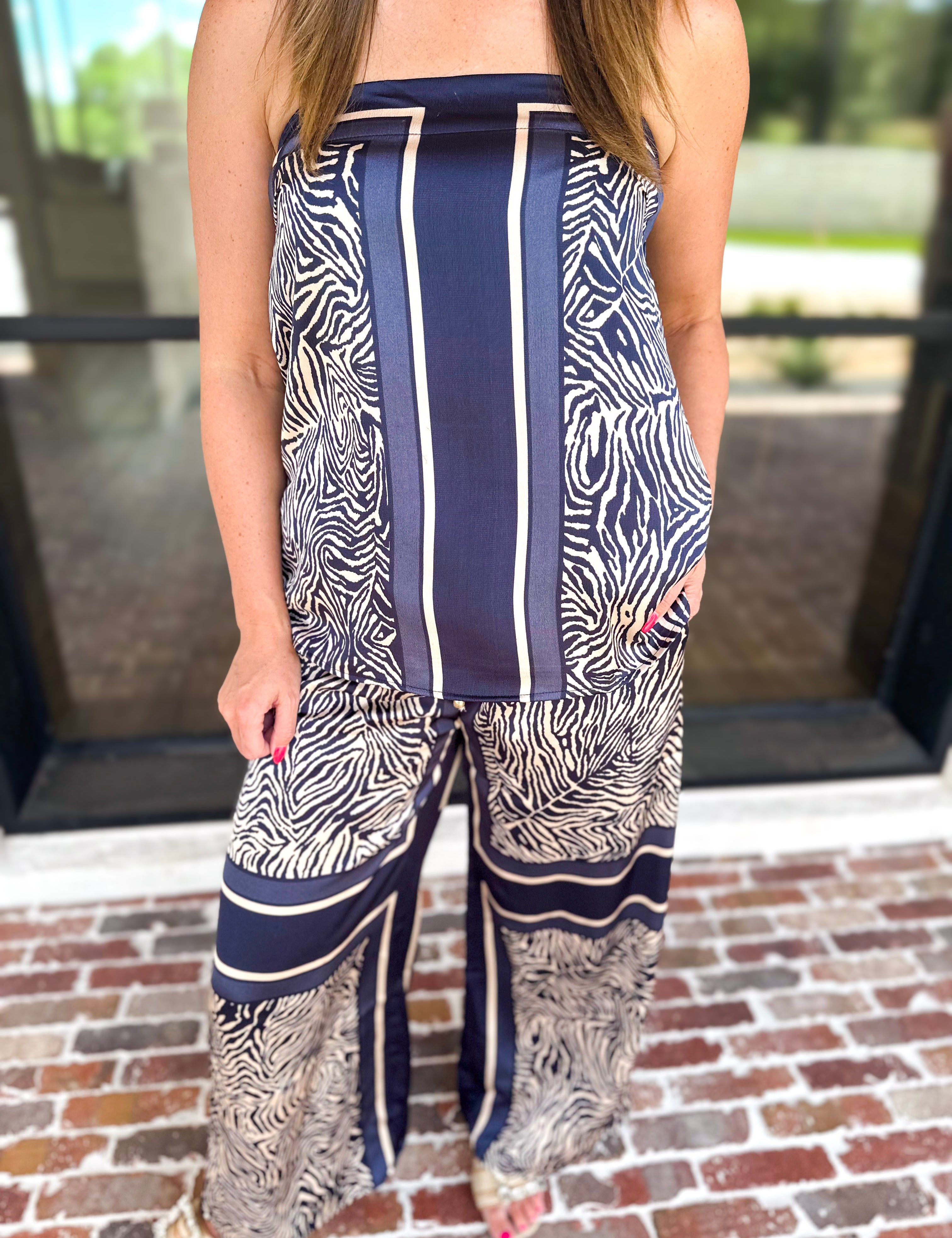 The Naples Satin Set - Navy-500 Midi-ENTRO-July & June Women's Fashion Boutique Located in San Antonio, Texas