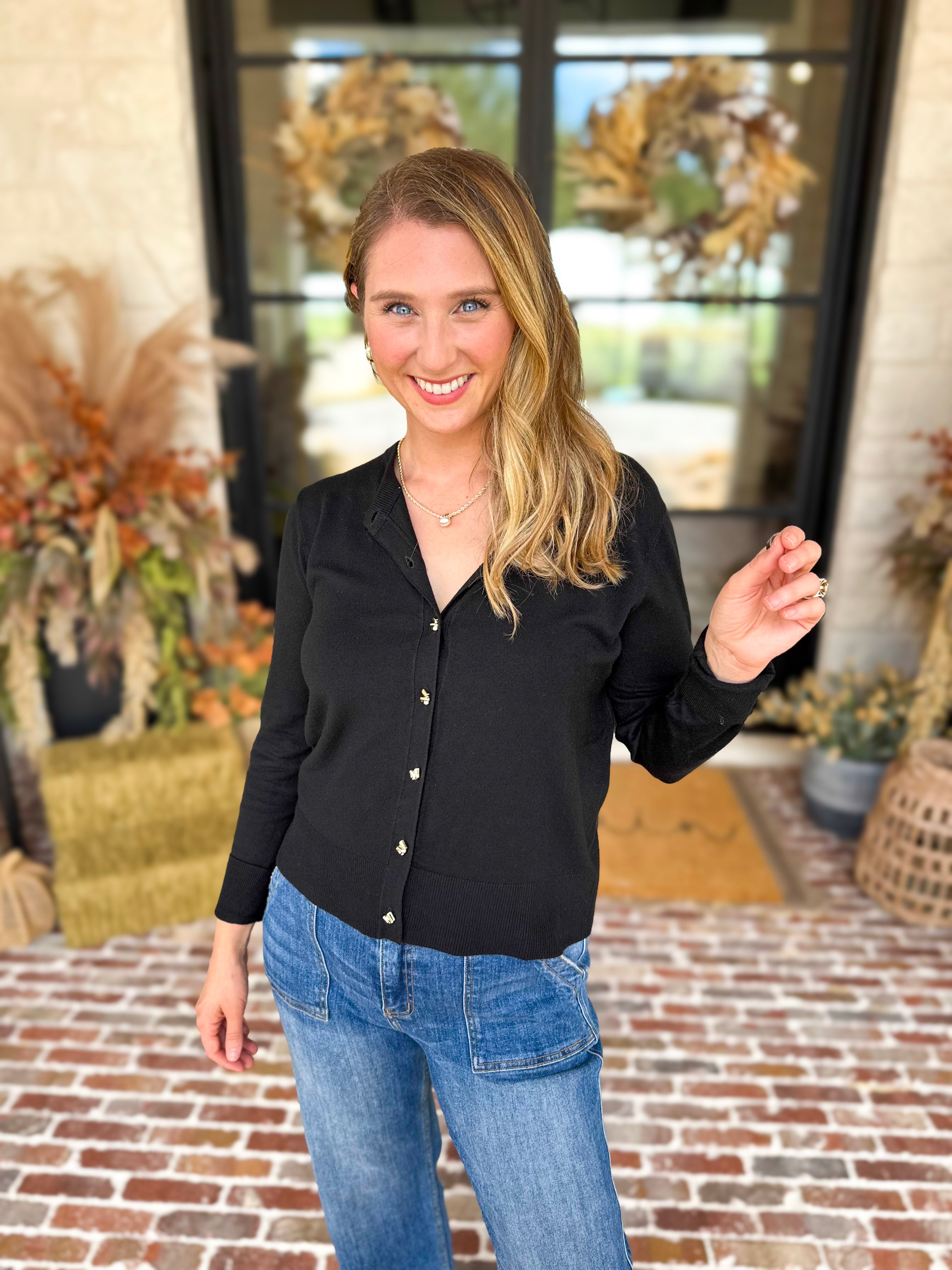 The Forever Favorite Cardigan - Black-230 Sweaters/Cardis-SKIES ARE BLUE-July & June Women's Fashion Boutique Located in San Antonio, Texas