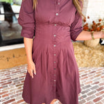Current Air - Perfectly Refined Midi Dress-500 Midi-CURRENT AIR CLOTHING-July & June Women's Fashion Boutique Located in San Antonio, Texas