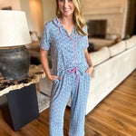 Mary Square - Queen's Keep PJ Pant Set-300 Athleisure/Lounge-MARY SQUARE-July & June Women's Fashion Boutique Located in San Antonio, Texas