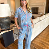 Mary Square - Queen's Keep PJ Pant Set-300 Athleisure/Lounge-MARY SQUARE-July & June Women's Fashion Boutique Located in San Antonio, Texas