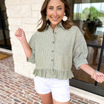 Vervet - White Trouser Style Denim Shorts-410 Shorts/Skirts-VEVERT BY FLYING MONKEY-July & June Women's Fashion Boutique Located in San Antonio, Texas