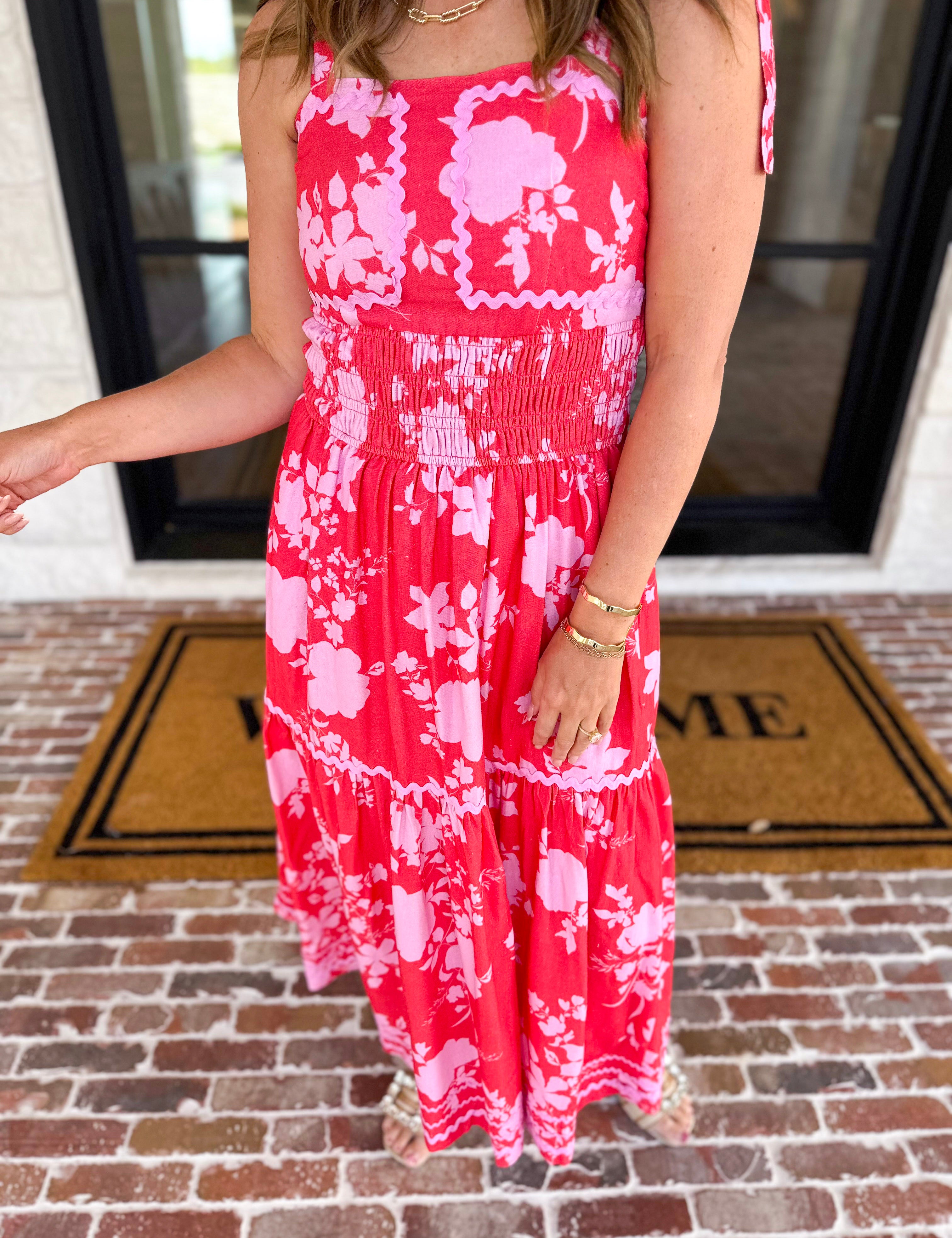 The Colorful in Confidence Midi Dress-500 Midi-FATE-July & June Women's Fashion Boutique Located in San Antonio, Texas