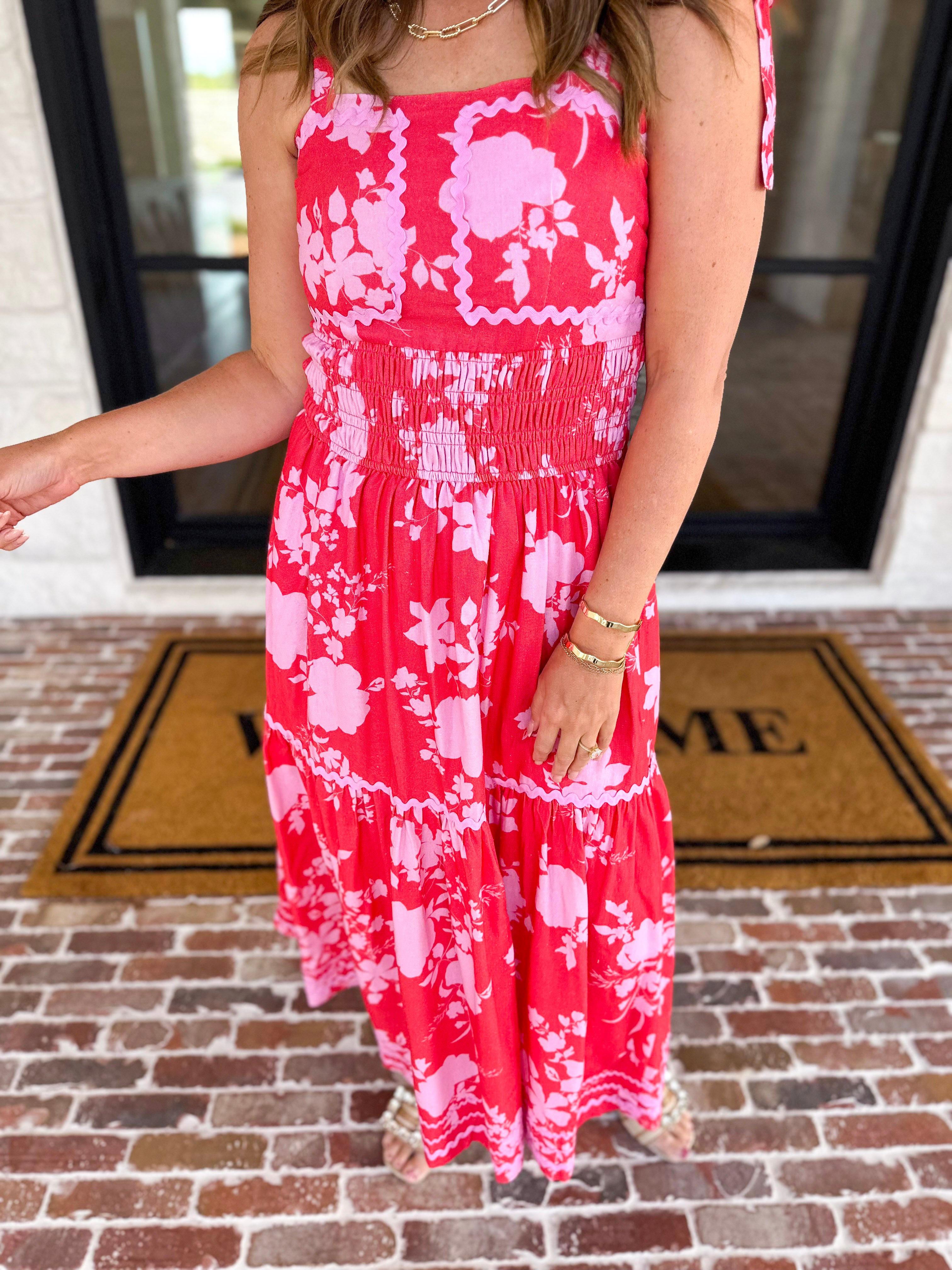 The Colorful in Confidence Midi Dress-500 Midi-FATE-July & June Women's Fashion Boutique Located in San Antonio, Texas