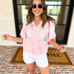 The Jordan Blouse-200 Fashion Blouses-MAIN STRIP-July & June Women's Fashion Boutique Located in San Antonio, Texas